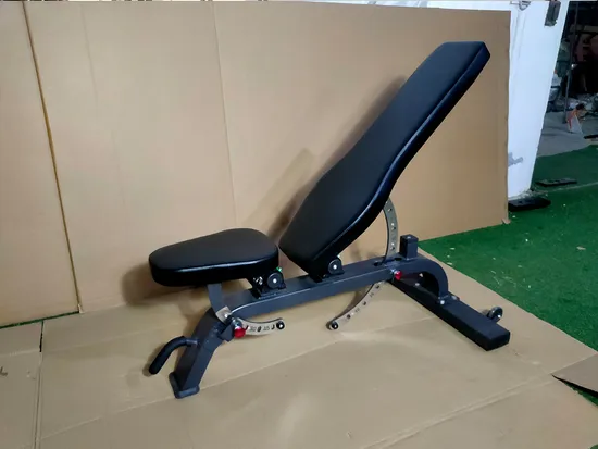 Panca piana regolabile per palestra domestica per allenamento con manubri e stoccaggio