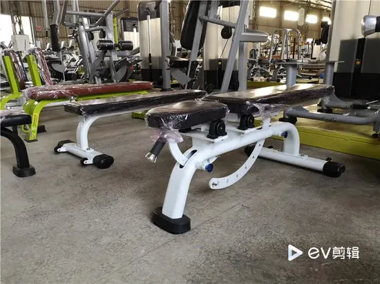 Attrezzatura da palestra per esercizi fitness panca piana commerciale