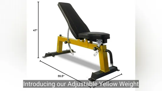 Panca per sollevamento pesi regolabile per palestra domestica
