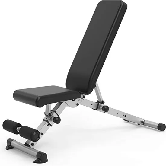 Adjustable Dumbbell Sit up Folding Weight Flat Bench Press 